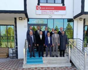 Aylık mutat olarak düzenlenen ilçe müftüleri toplantısı bu ay Eskil’de