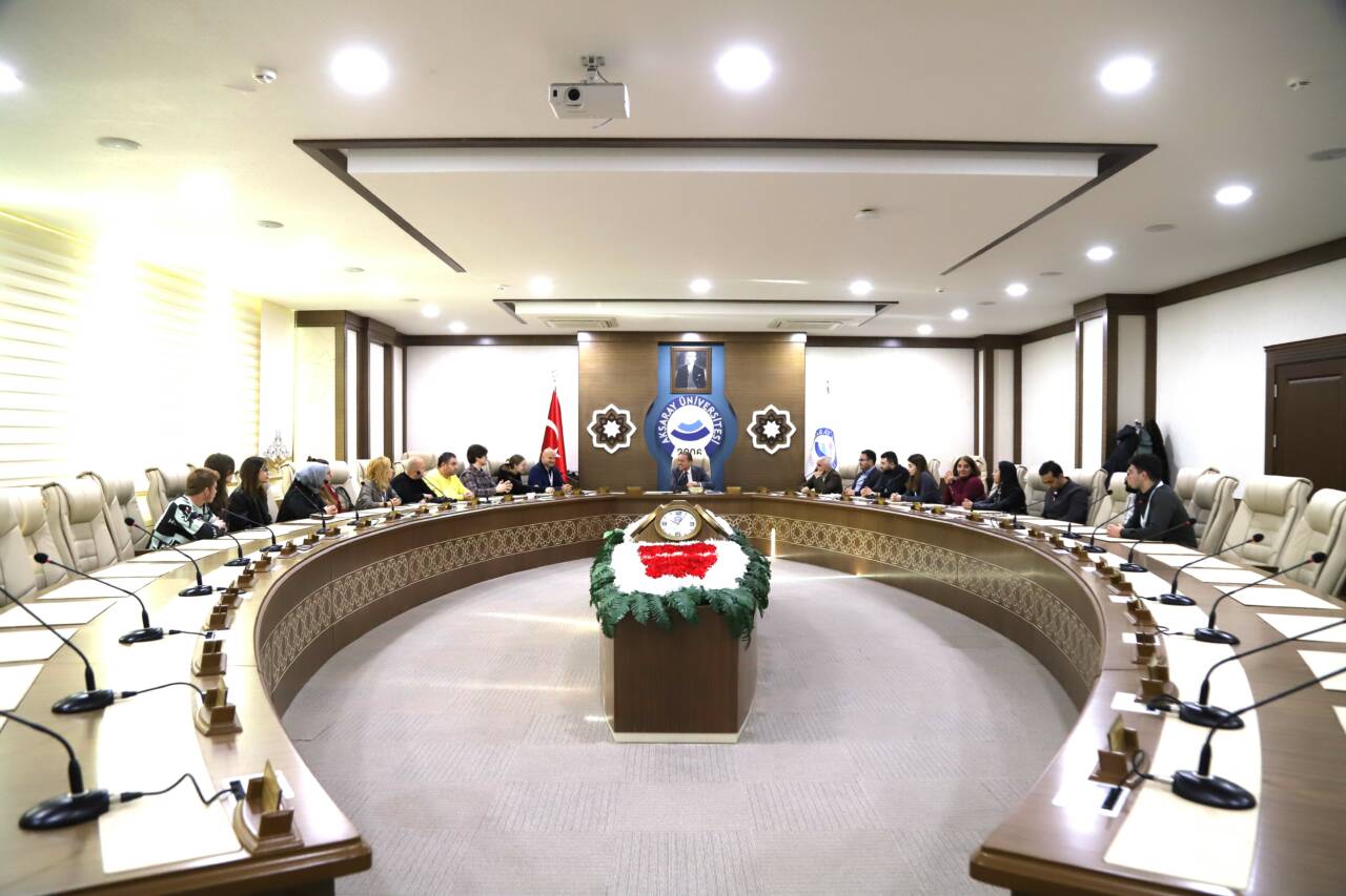 Erasmus Projesi kapsamında ASÜ Dış İlişkiler Koordinatörlüğü bünyesinde Aksaray Üniversitesi’ne