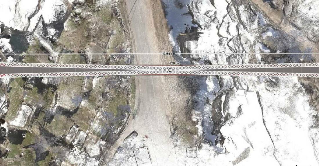 Güzelyurt Belediyesi tarafından ilçenin ulaşım altyapısını güçlendirmek amacıyla planlanan köprü
