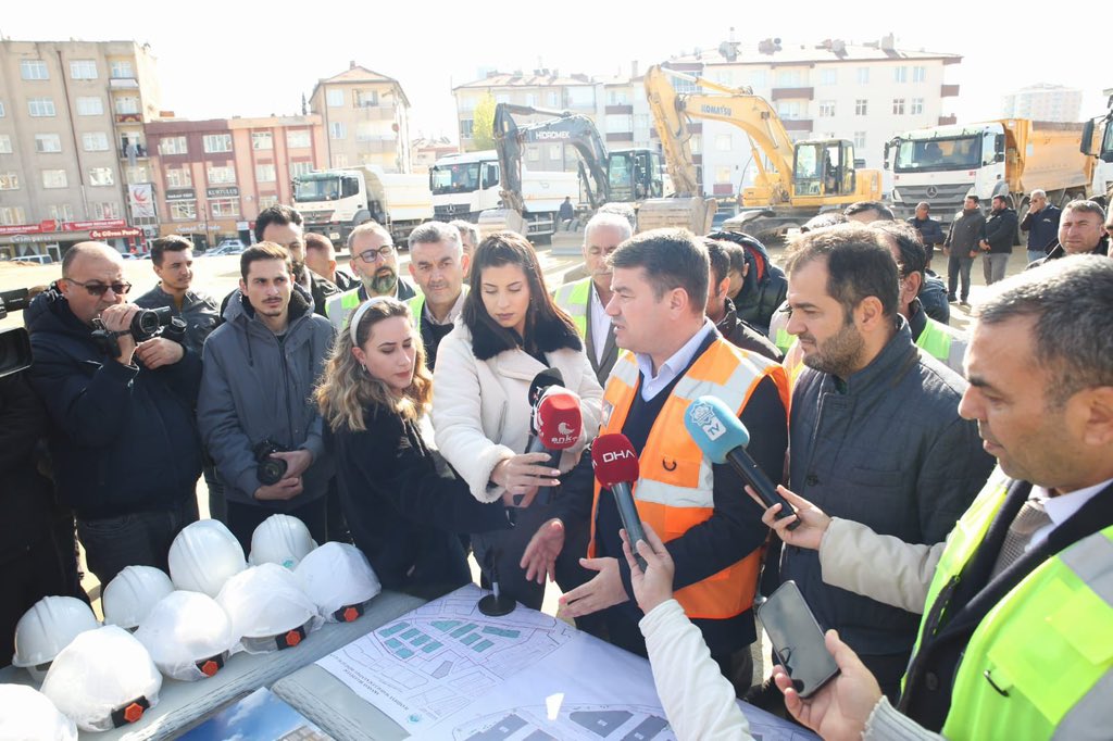 Aksaray Belediye Başkanı Dr. Evren Dinçer tarafından Hamidiye Mahallesi Kentsel