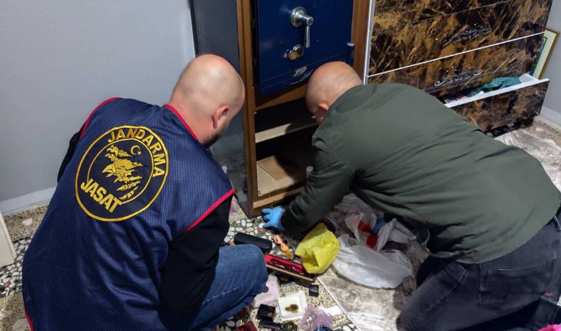 Kırşehir'de İl Jandarma Komutanlığı ekipleri tarafından hırsızlık olayına karışan 7