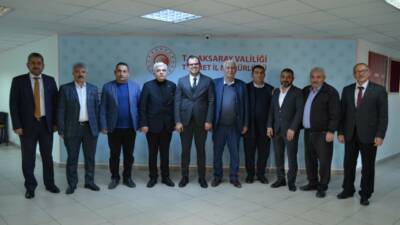 2026 yılı Ocak ayında yapılacak esnaf odaları seçimleri öncesi Aksaray’da