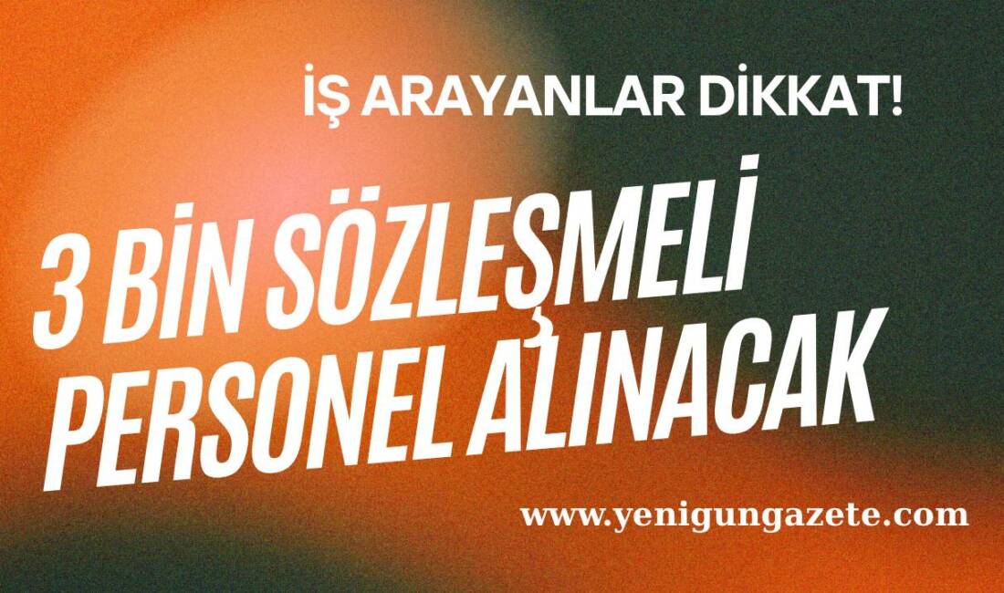 Aile Bakanlığı 3 bin personel alımı için başvuruları başlattı; KPSS