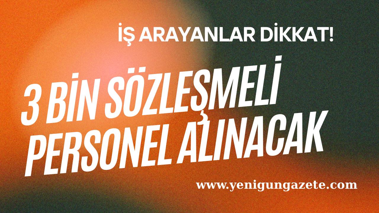 Aile Bakanlığı 3 bin personel alımı için başvuruları başlattı; KPSS