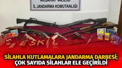 Aksaray’ın Eskil ilçesinde düğün ve asker eğlencelerinde havaya ateş edenlere