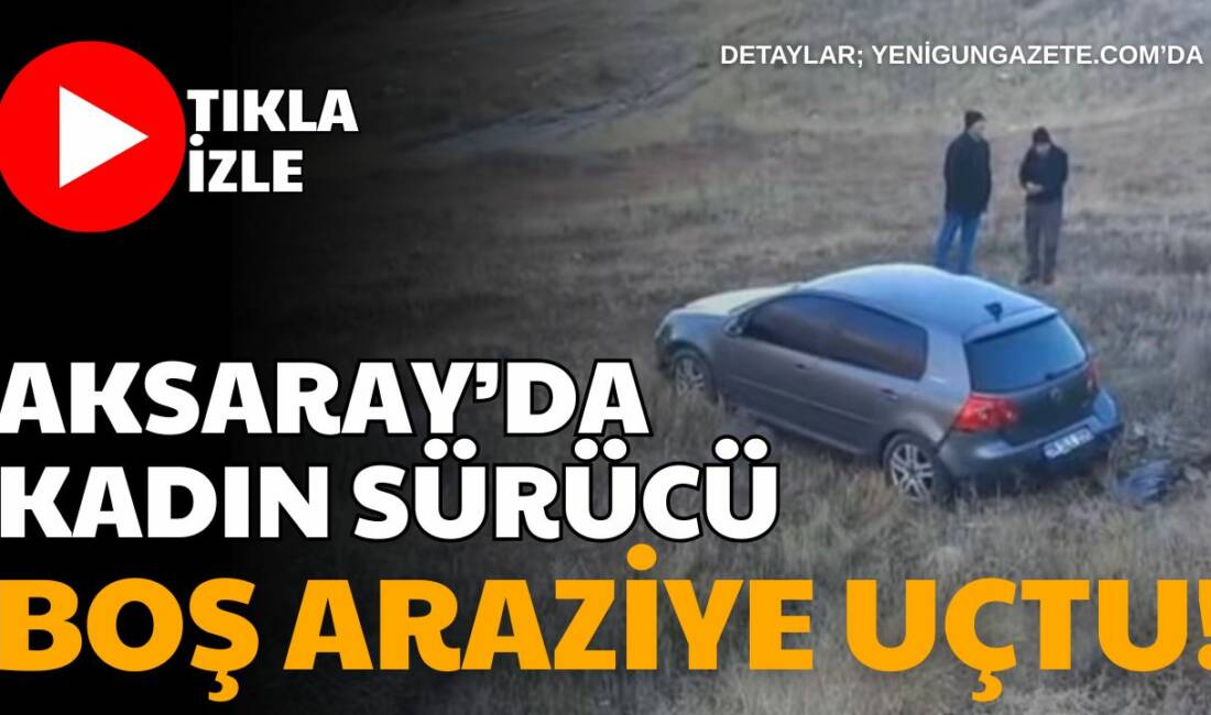 Cumhuriyet Mahallesi TOKİ konutları yakınında meydana gelen kazada, direksiyon hakimiyetini