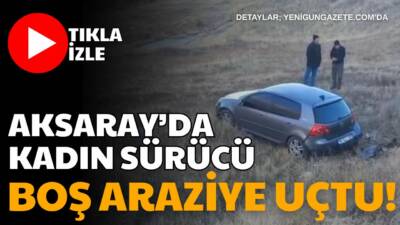 Cumhuriyet Mahallesi TOKİ konutları yakınında meydana gelen kazada, direksiyon hakimiyetini