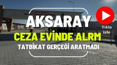 Aksaray Açık Cezaevi’nde düzenlenen olağanüstü hal tatbikatı, emniyet ve sağlık
