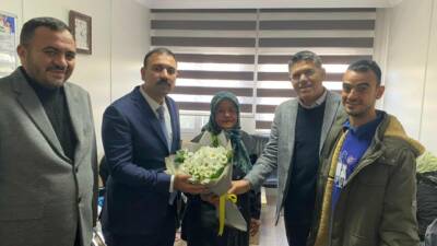 Sultanhanı Kaymakamı Bilal Göksun, Belediye Başkanı Fahri Solak ve ilçe
