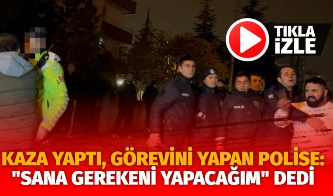 Kayseri’nin Melikgazi ilçesinde yaşanan olayda alkollü olduğu iddia edilen sürücü