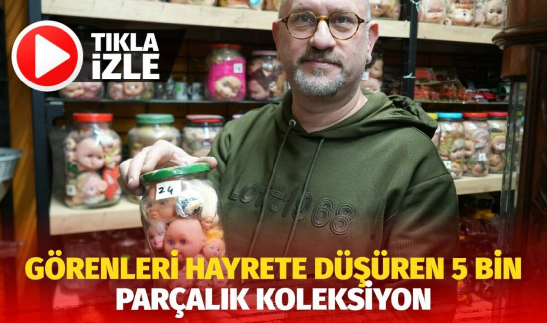 Kocaeli'de antika dükkanı işleten Hamdi Dinibütünoğlu, görenleri hayrete düşüren,  yalnız