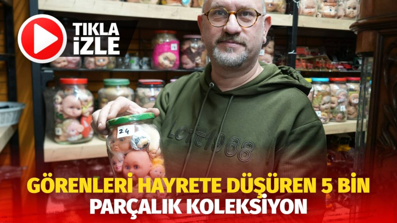 Kocaeli'de antika dükkanı işleten Hamdi Dinibütünoğlu, görenleri hayrete düşüren,  yalnız