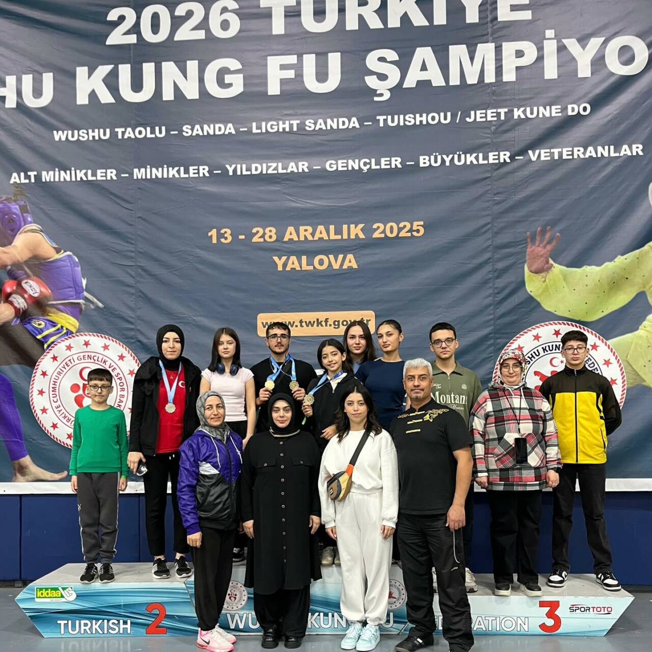 Türkiye Wu Shu-Kung-Fu Federasyonu tarafından Yalova’da düzenlenen Türkiye Şampiyonası, ülke