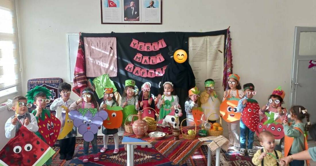 Ağaçören İlçe Müftülüğüne bağlı 4-6 yaş Kur’an Kursunda, Yerli Malı