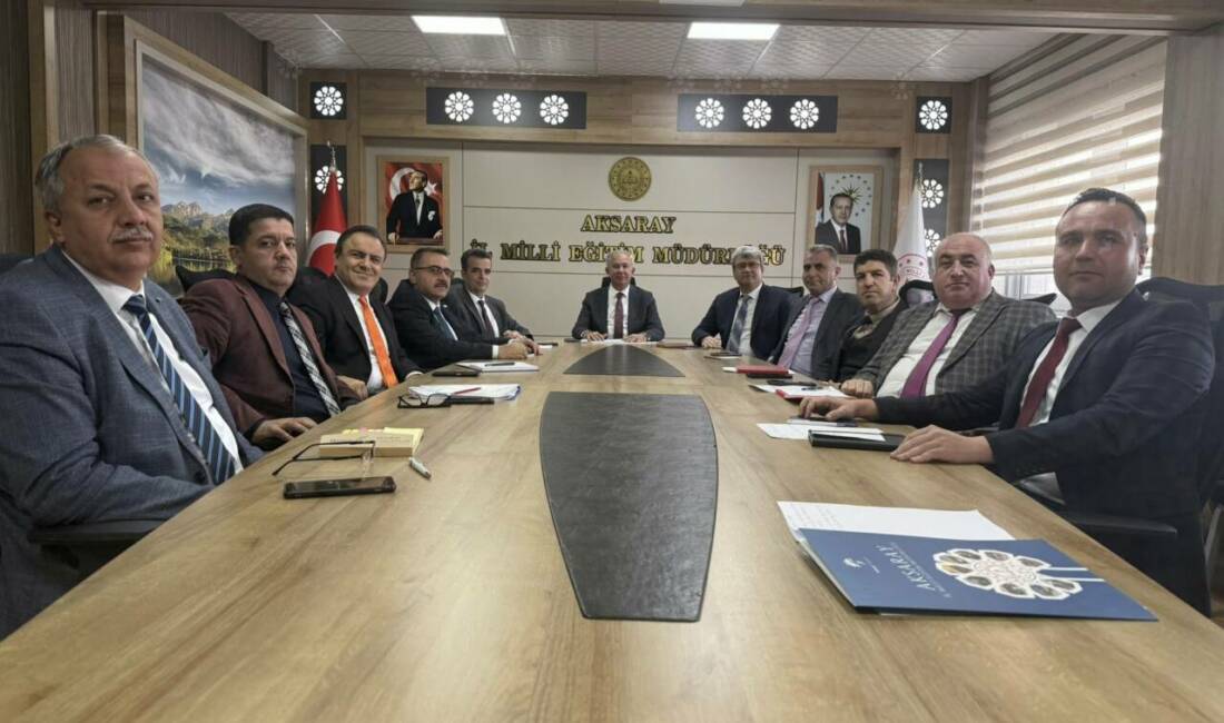 Aksaray İl Millî Eğitim Müdürü Metin Alpaslan başkanlığında, tüm birim