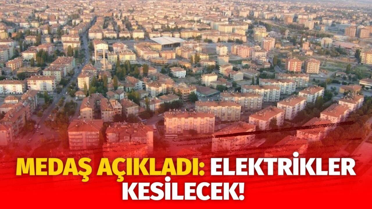 MERAM Elektrik Dağıtım Şirketi tarafından yapılan açıklama kapsamında Aksaray’ın bazı