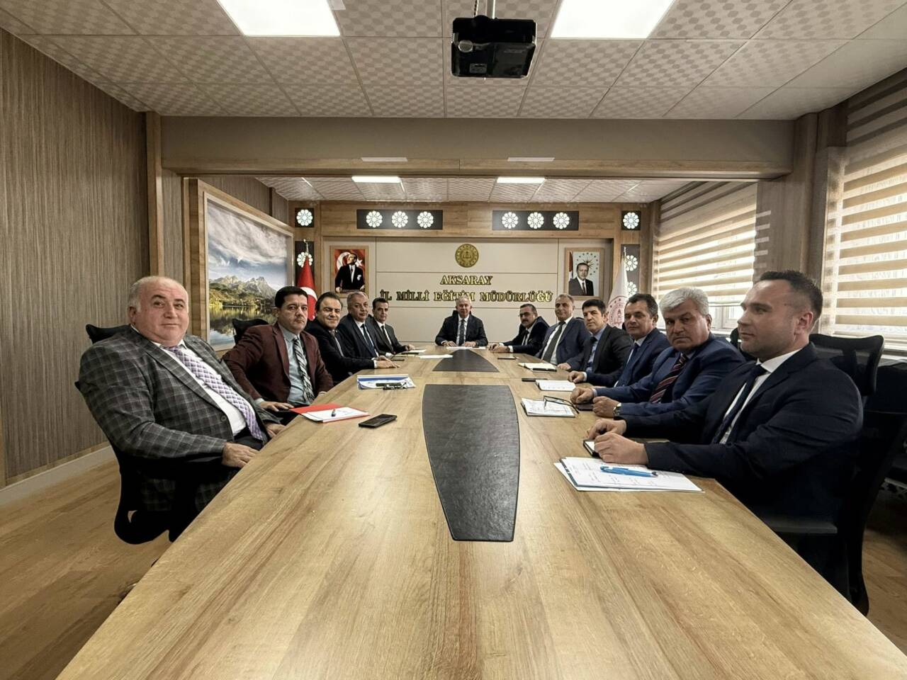 Aksaray İl Millî Eğitim Müdürü Metin Alpaslan’ın başkanlığında, birim amirlerinin