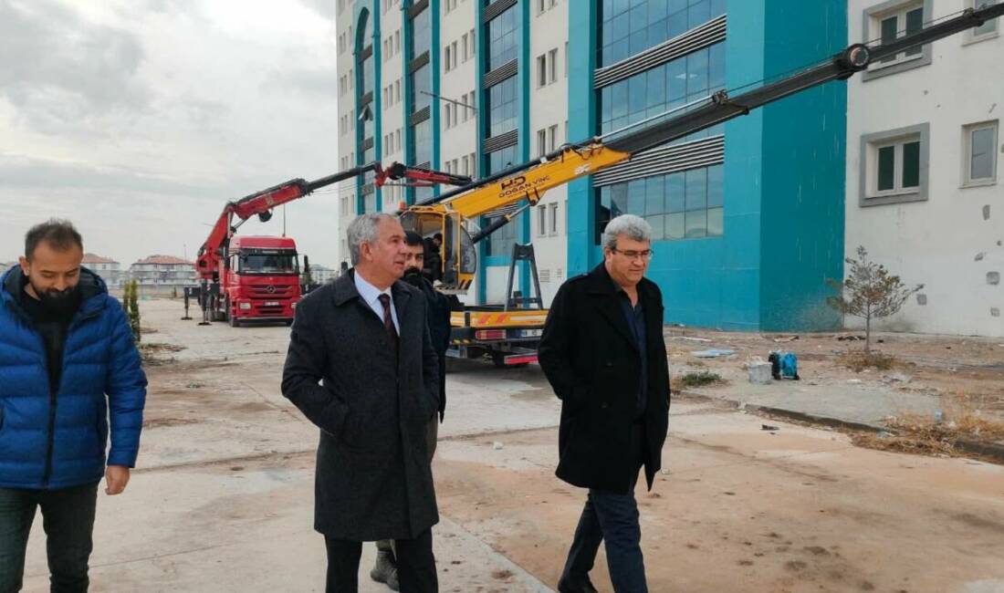 Aksaray Milli Eğitim Akademisi’nde yürütülen yenileme çalışmaları hızla ilerlerken, Aksaray