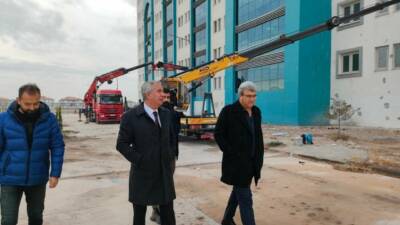Aksaray Milli Eğitim Akademisi’nde yürütülen yenileme çalışmaları hızla ilerlerken, Aksaray