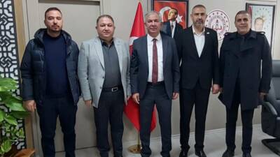 MÜSİAD Aksaray Şubesi heyeti, Aksaray İl Millî Eğitim Müdürü Metin