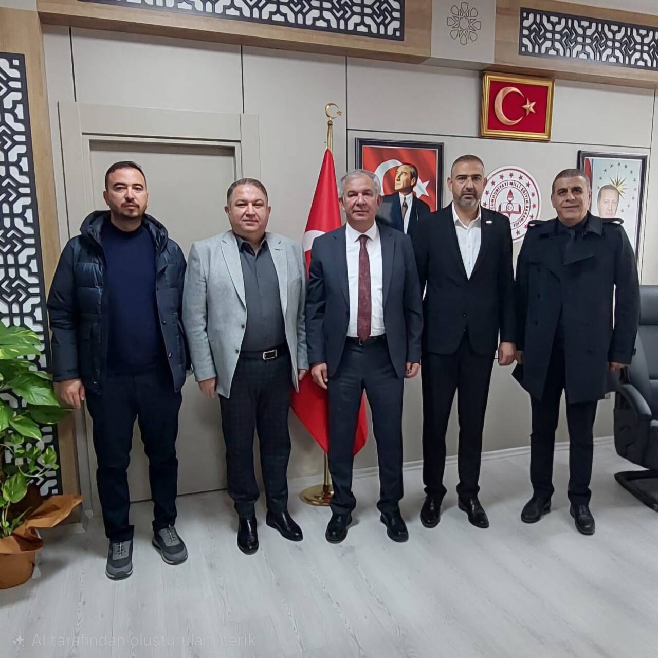 MÜSİAD Aksaray Şubesi heyeti, Aksaray İl Millî Eğitim Müdürü Metin