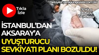 İstanbul’dan Aksaray’a uyuşturucu getirmeye çalışan iki şüpheli Akyazı’da durdurulan araçta