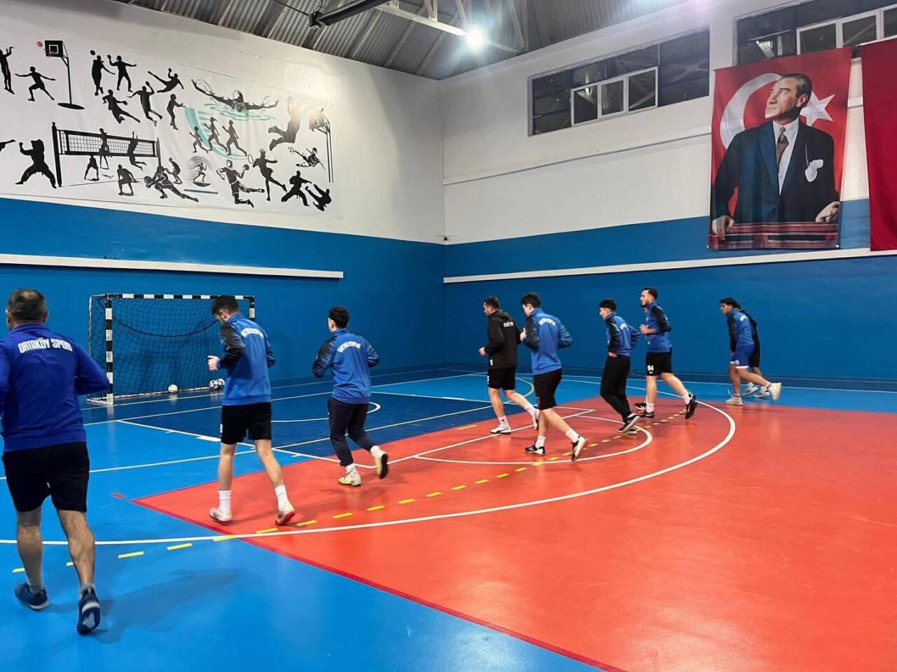 Ortaköy Spor Futbol A Takımı, ligde oynanacak karşılaşma öncesi hazırlıklarını