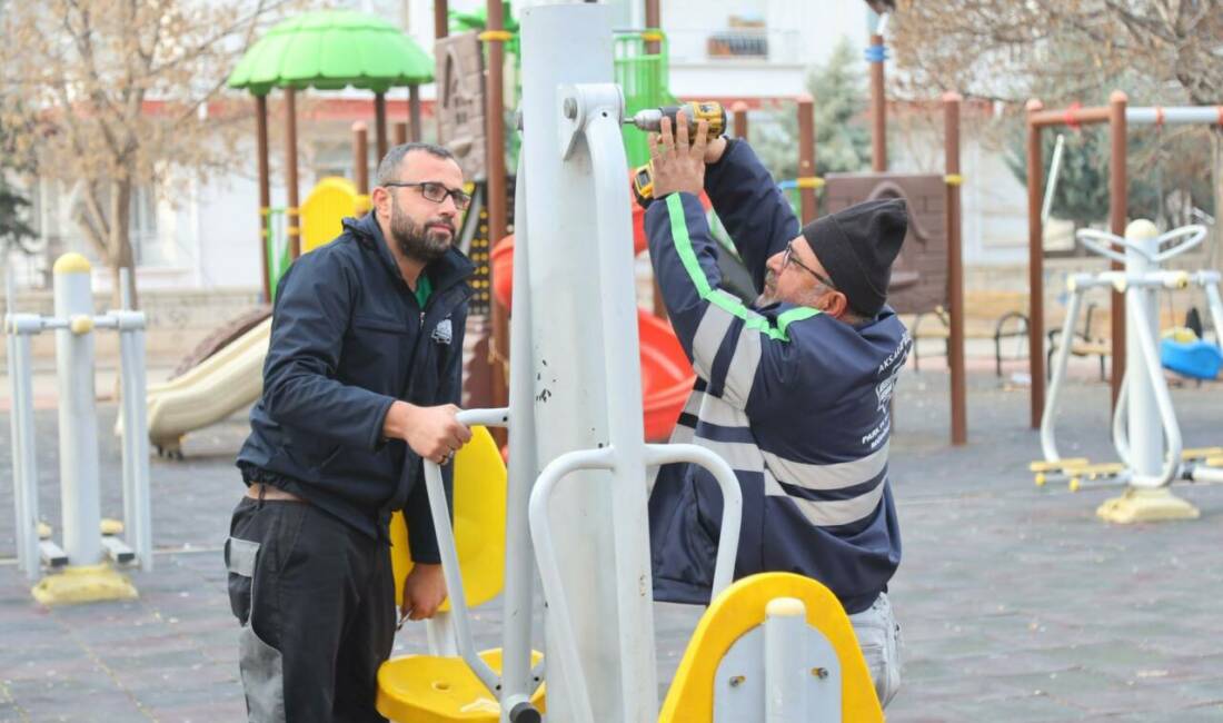 Aksaray Belediyesi, kent genelinde sürdürdüğü park ve yeşil alan yatırımlarına