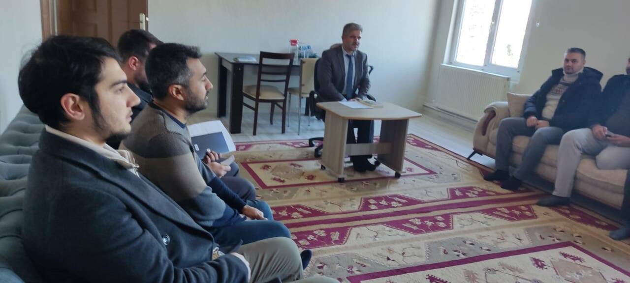 Sarıyahşi İlçe Müftülüğü, Aralık ayına ilişkin mutat toplantısını İlçe Müftü