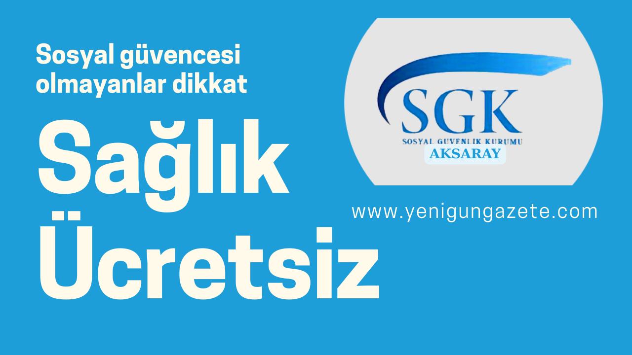 Sosyal güvenceniz yok mu, sağlık hizmetlerinden ücretsiz yararlanabileceğinizi biliyor musunuz?