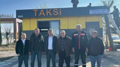 Aksaray Şoförler Odası Başkan Adayı Selim İnç, Terminal Taksi Durağı’nda