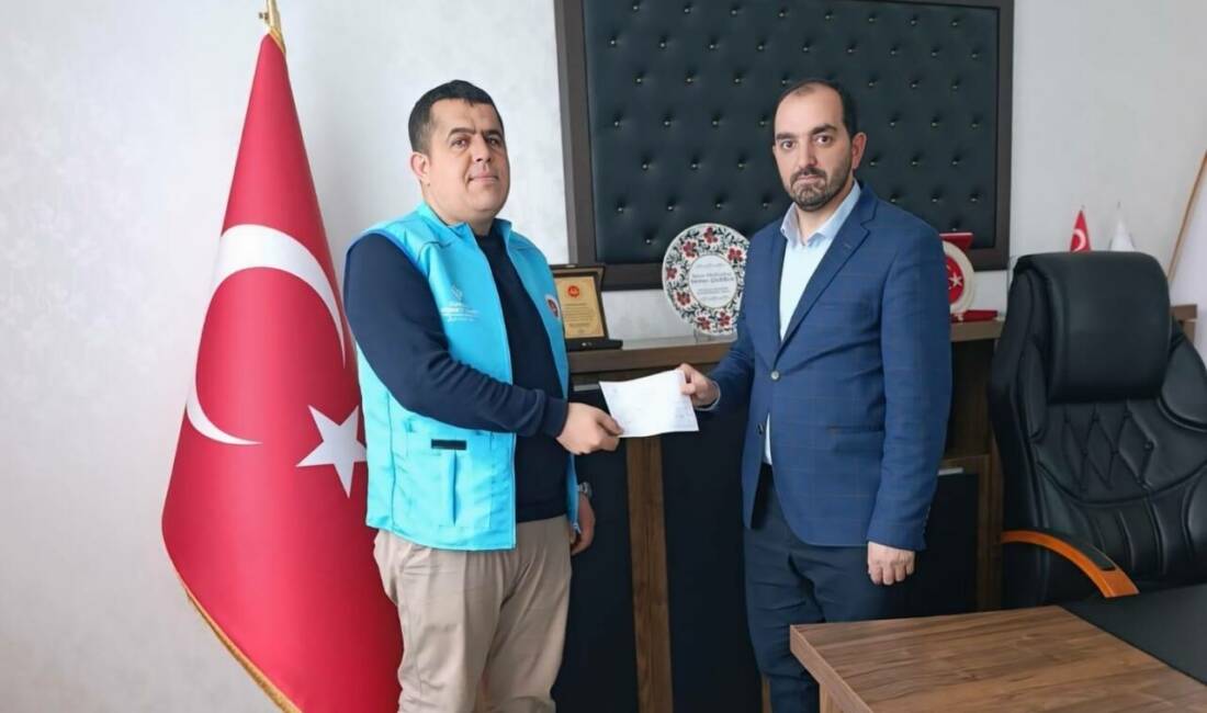 Sultanhanı ilçesinde ismini vermek istemeyen bir hayırsever vatandaş, Gazze’de yaşanan