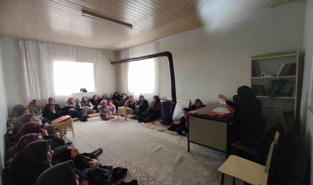 Sultanhanı İlçe Müftülüğü koordinesinde, Yeşiltömek Köyü’nde hanımlara yönelik anlamlı bir