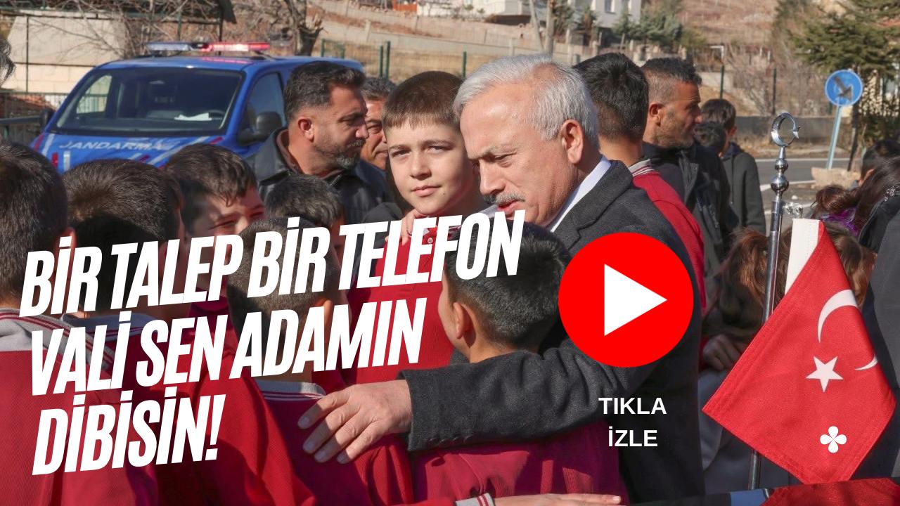 Aksaray Sevinçli Köyü ziyaretinde öğrencilerin halı saha isteğini dinleyen vali,
