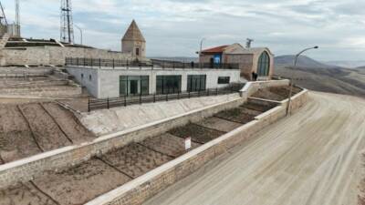 Aksaray Belediyesi restorasyonu çalışmaları kapsamında II. Kılıçarslan Köşkü ve Türbesinde