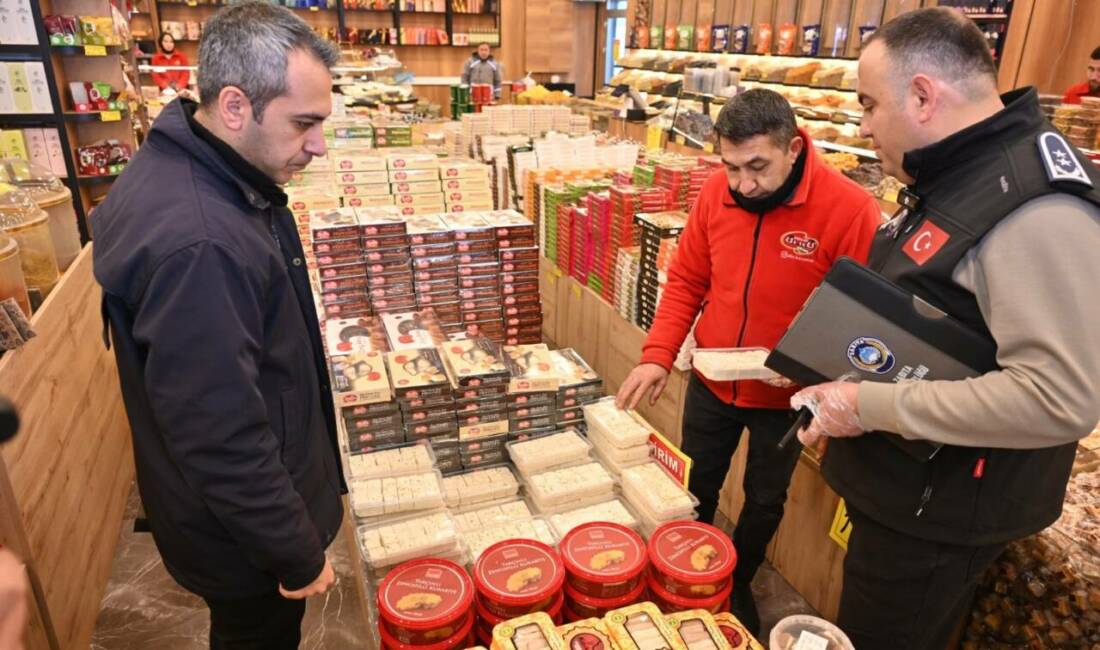 Yılbaşı öncesinde artan alışveriş hareketliliğinin ardından gıda güvenliğinin sağlanması amacıyla