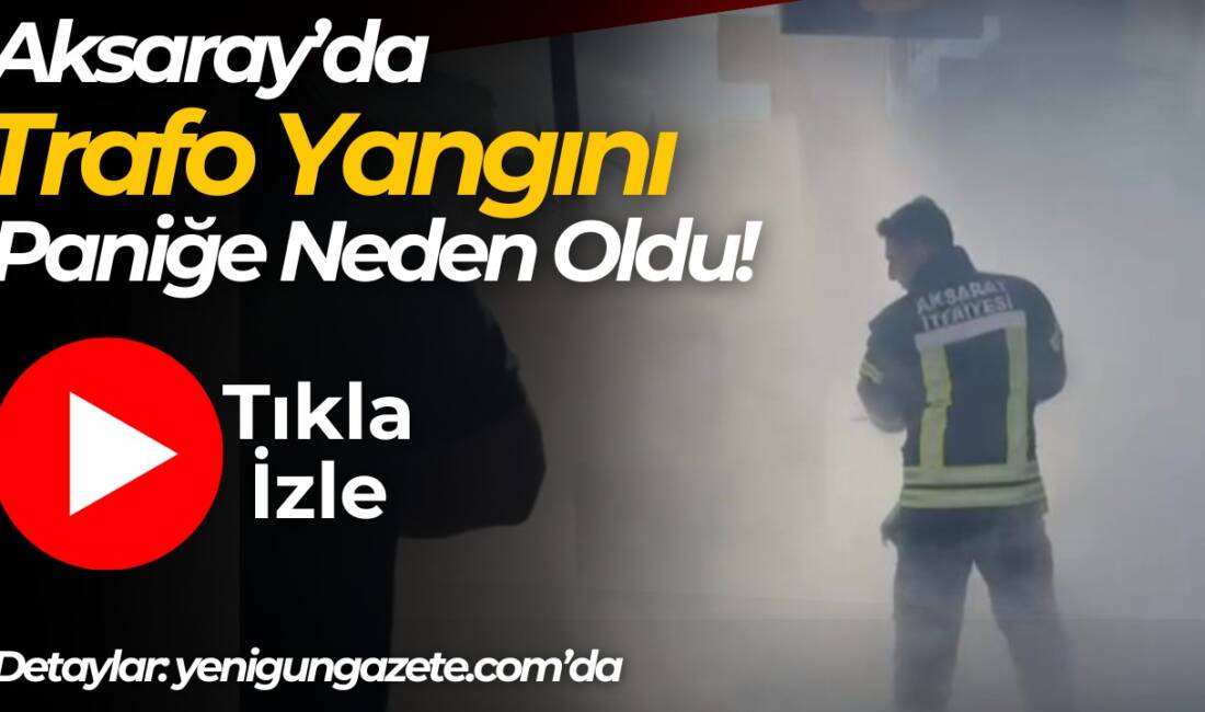 Hamidiye Mahallesi Bankalar Caddesi’nde kaldırımdaki trafo alev aldı; itfaiye hızlı