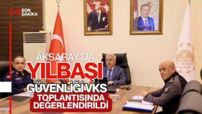 Vali Mehmet Ali Kumbuzoğlu, İçişleri Bakanı Ali Yerlikaya başkanlığında yılbaşı