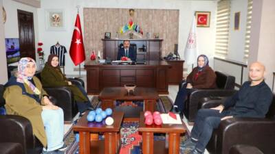  Aksaray Otizm Derneği ve Mavi Mucizeler Spor Kulübü temsilcileri, Aksaray