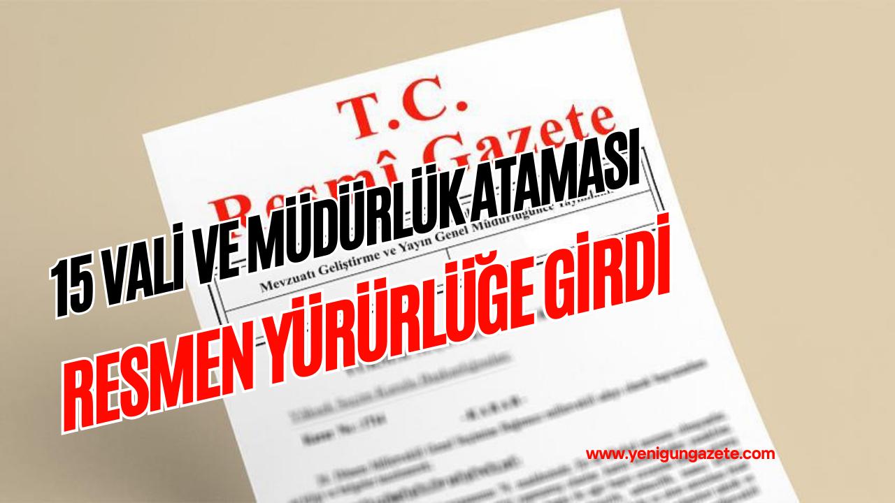 6 Ocak 2026 tarihli ve 2026/1 sayılı karar ile bazı
