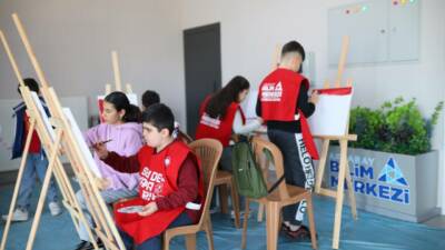 Aksaray Belediyesi, yarıyıl tatilinde öğrencilerin hem eğitici hem de eğlenceli