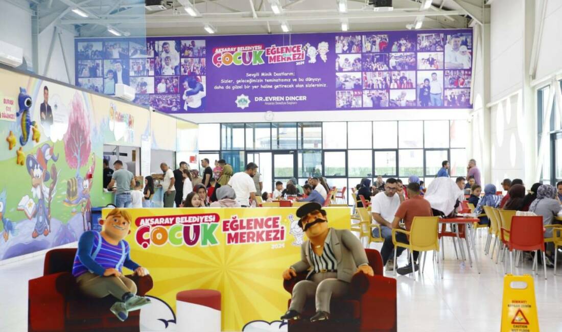 Aksaray Belediyesi tarafından çocuklara yönelik olarak hizmet veren Çocuk Eğlence