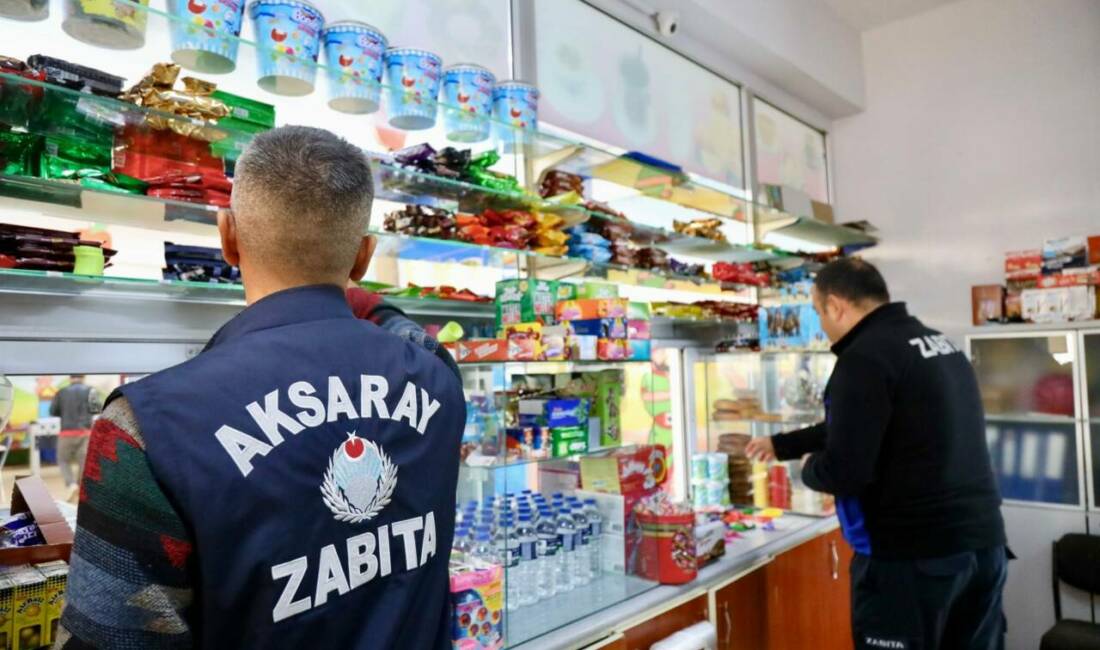 Aksaray Belediyesi Zabıta Müdürlüğü ekipleri, 2025-2026 eğitim öğretim yılı yarıyıl