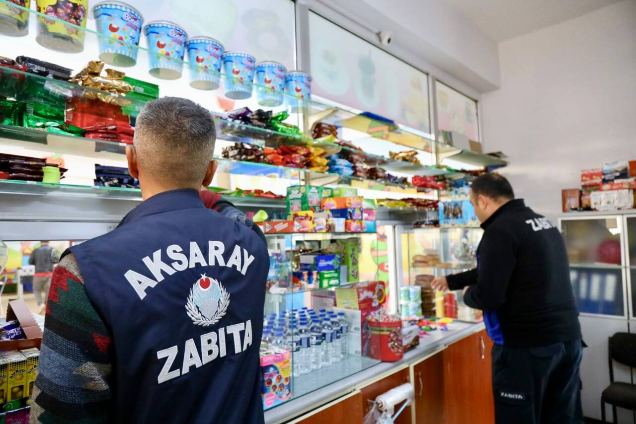 Aksaray Belediyesi Zabıta Müdürlüğü ekipleri, 2025-2026 eğitim öğretim yılı yarıyıl