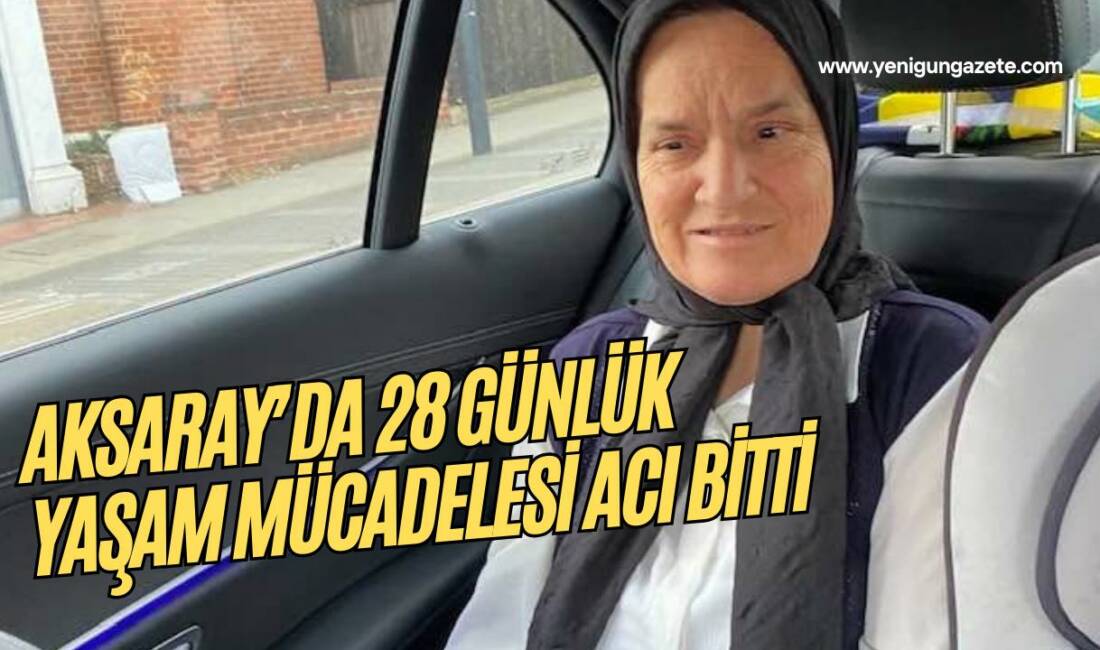 Aksaray’da tanınan esnaf Olcay Arıbaş, eşinin 28 gündür süren tedavi