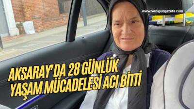 Aksaray’da tanınan esnaf Olcay Arıbaş, eşinin 28 gündür süren tedavi