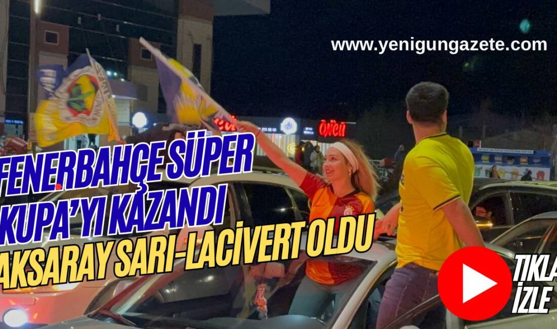 Fenerbahçe, Atatürk Olimpiyat Stadı’nda Galatasaray’ı 2-0 mağlup ederek Süper Kupa’yı