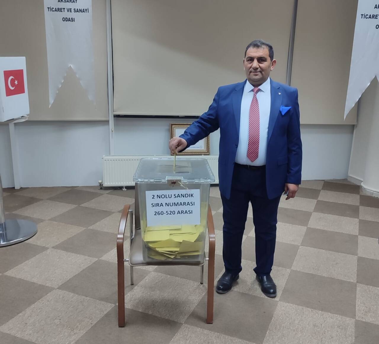 Aksaray Manavlar, Balıkçılar, Tavukçular ve Yumurtacılar Esnaf Odası seçiminde Kuddusi