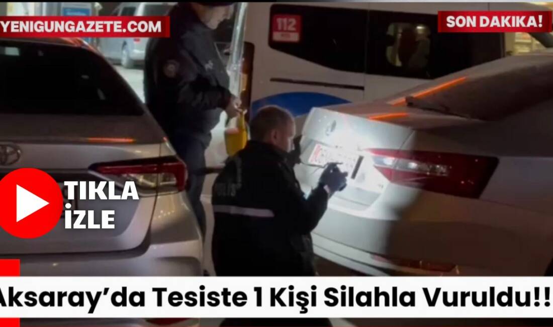 Bir tesiste çıkan kavga kanlı bitti; silahla vurulan bir kişi