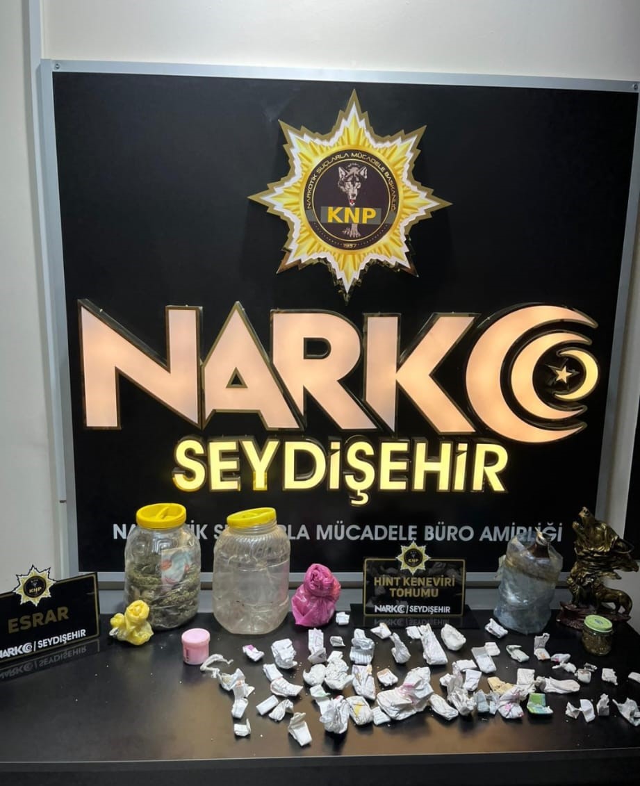 Konya'nın Seydişehir ilçesinde düzenlenen uyuşturucu operasyonunda 6 kişi gözaltına alındı.